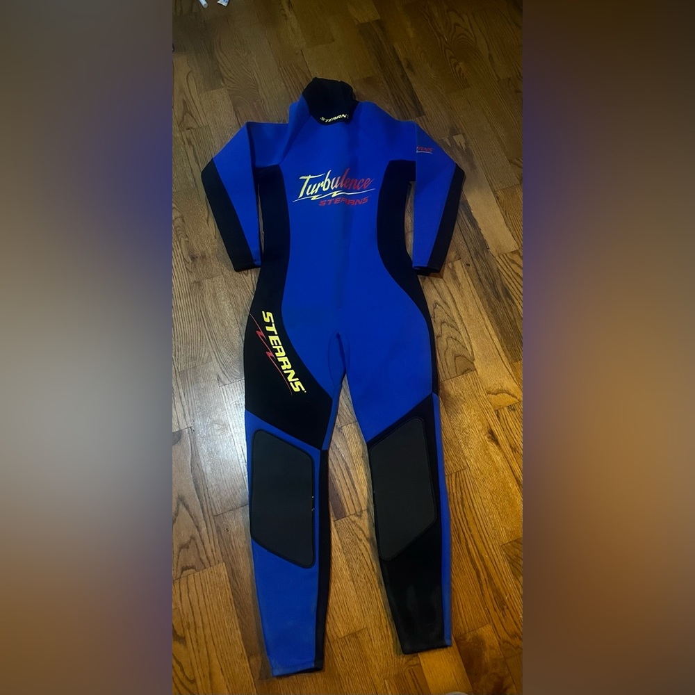 NWT STEARNS Turbulence WET SUIT Black Purple Diving Scuba Water Sports Sz Small